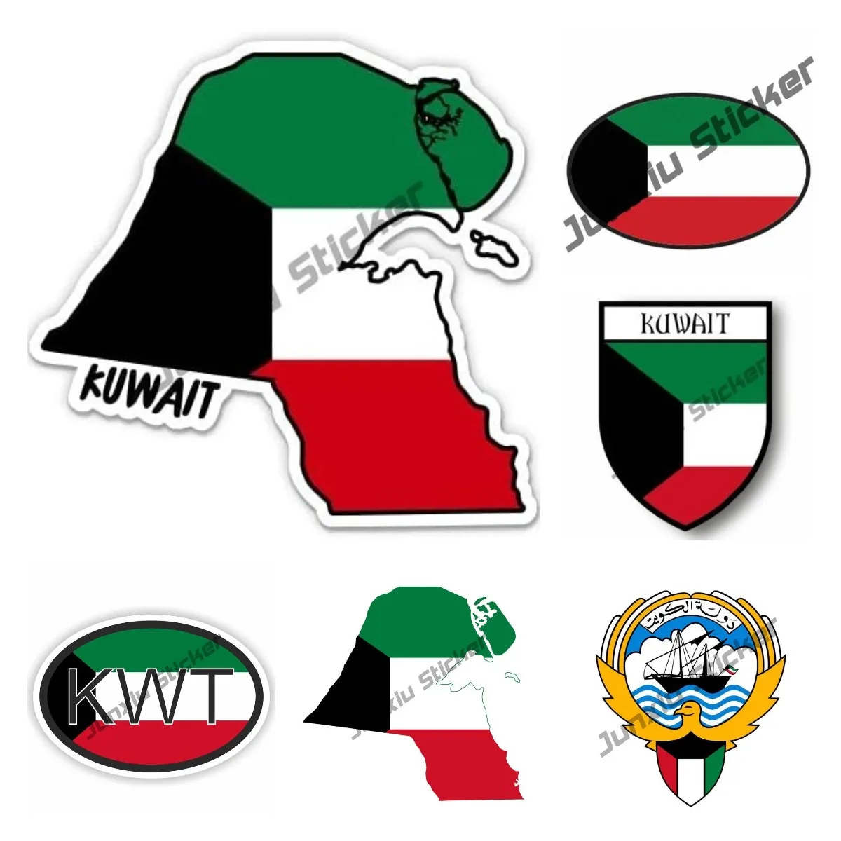 Car Accessories Kuwait - Kuwait Bản Đồ Với Lá Cờ
