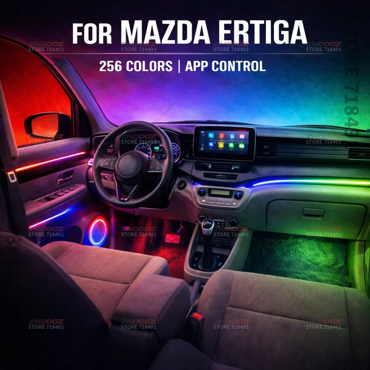 Car Accessories Ertiga - For Mazda Ertiga 22in1 RGB Car