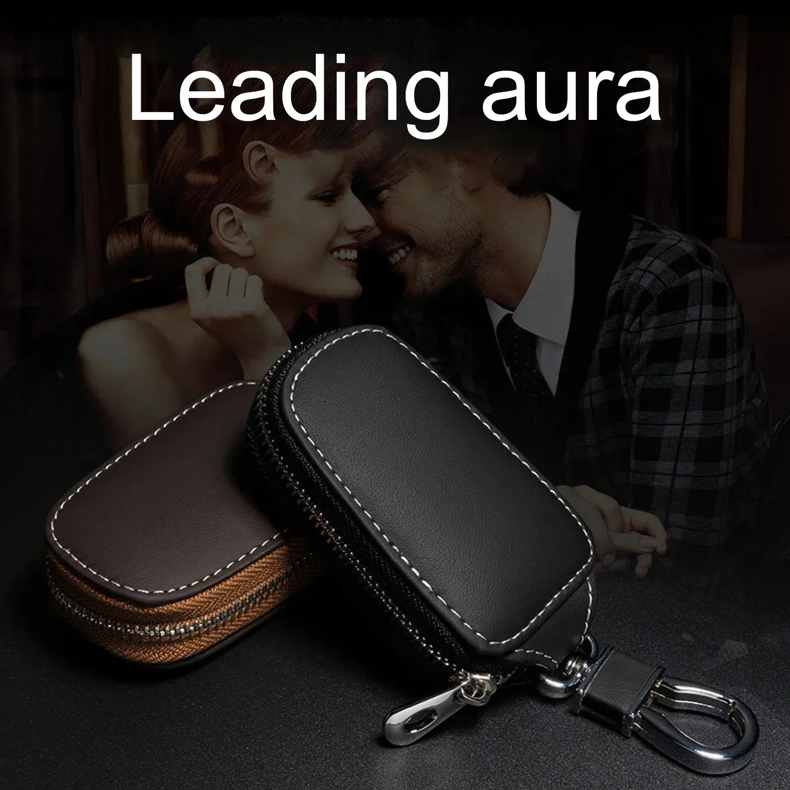Car Key Signal Blocker - Car Soft Leather Key Case Key