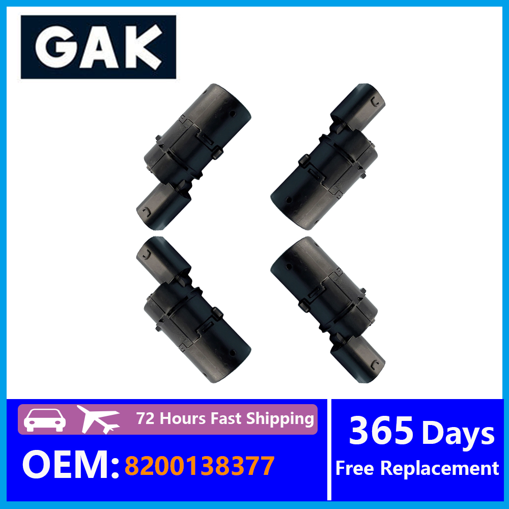 Parking Sensor Reverse - 4PCS 8200138377 8200049264 GAK Front Rear