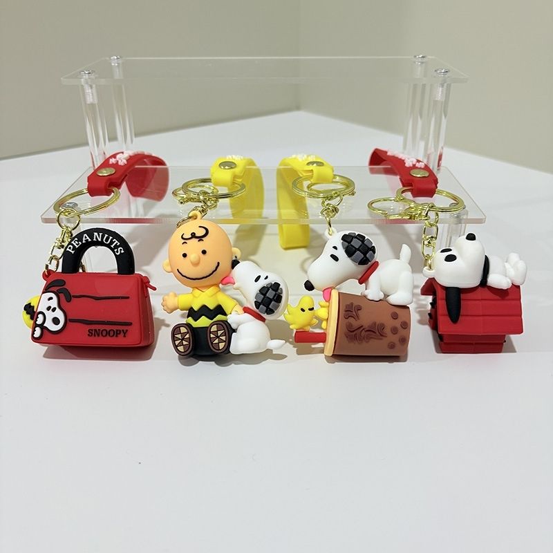 Car Accessories Girly - Snoopy Keychain Kawaii Car Keychain Girl