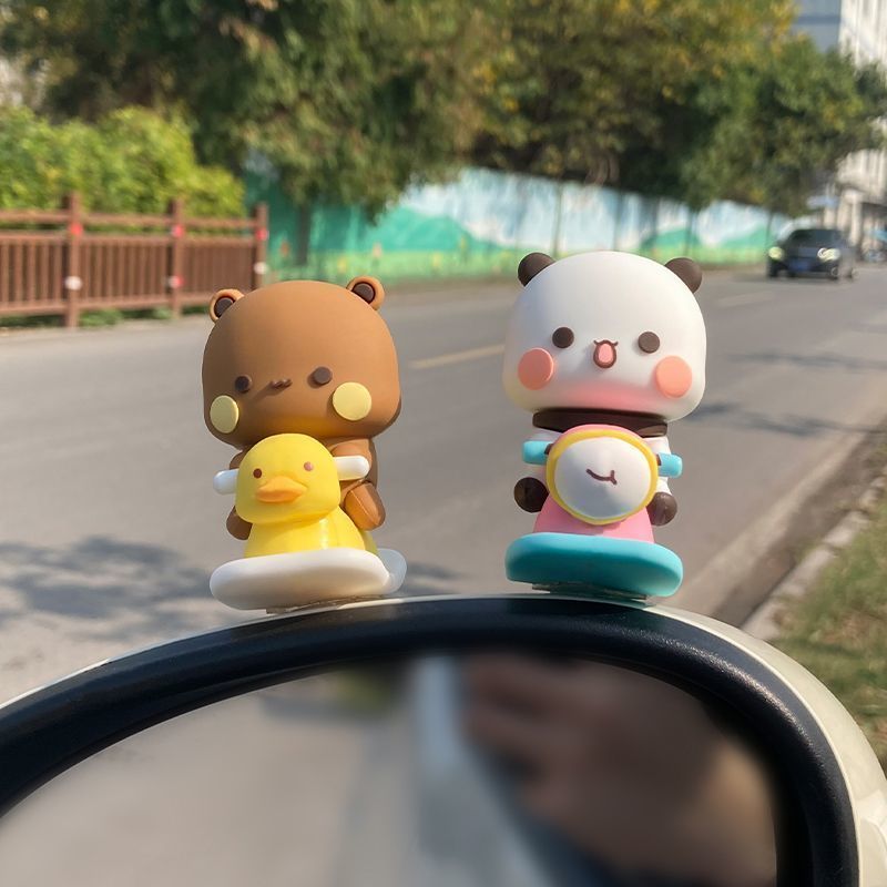 Yier Bubu Spring Swing Figurin - đánh giá và giá Car Accessories Papar