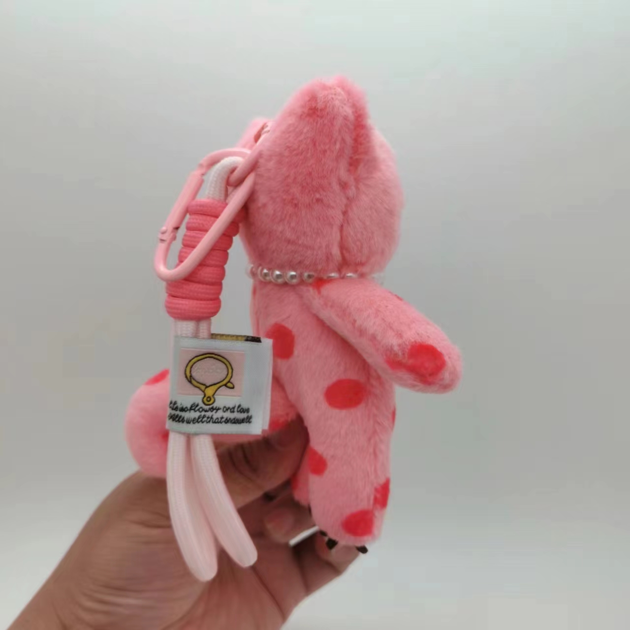15cm Kawaii Pink Cat Plush Key - đánh giá và giá Car Accessories Girly