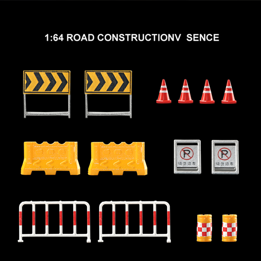 1/64 Roadblock Scene Model Kit - đánh giá và giá Car Accessories Toy
