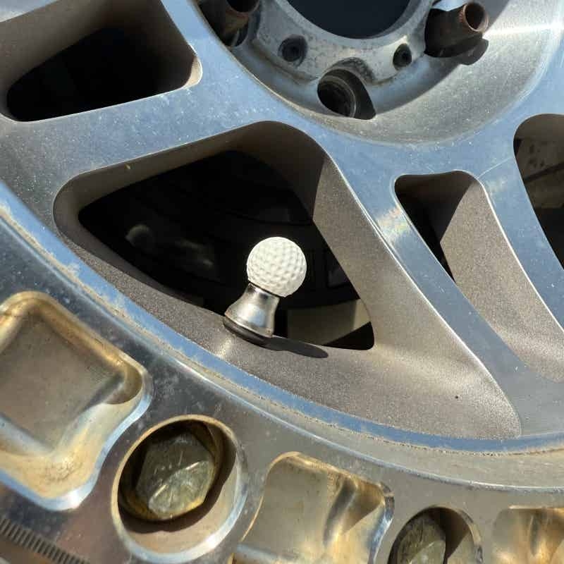 Golf Ball Style Tire Valve Ste - đánh giá và giá Steering Wheel Cover