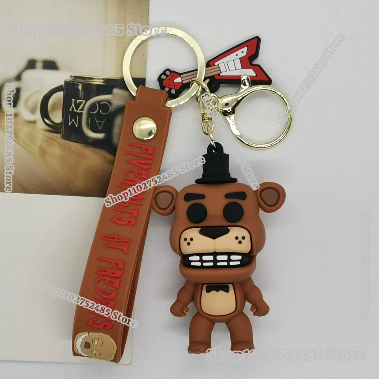5pcs Cartoon Anime FNAF Figure - đánh giá và giá Car Accessories Papar