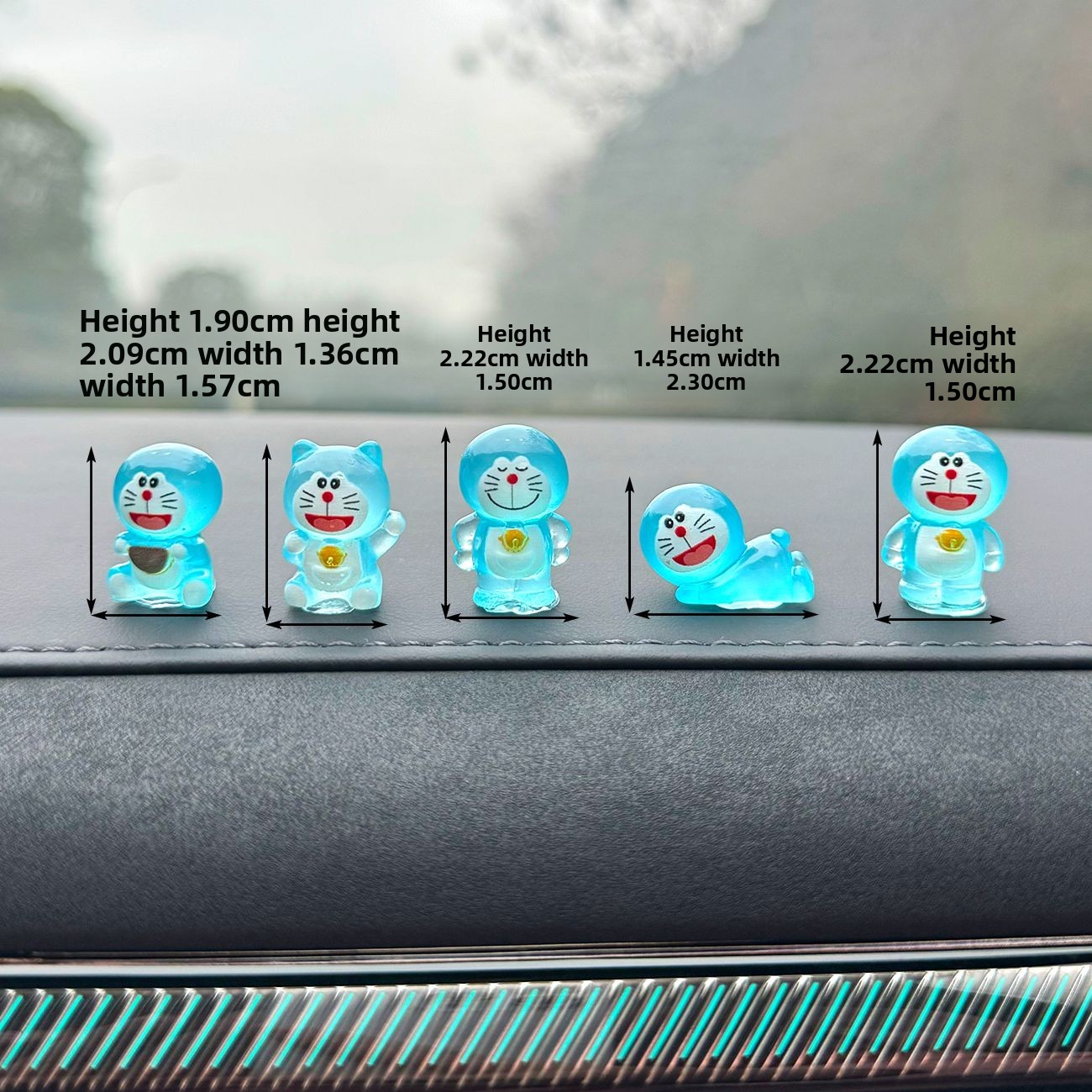 Doraemon Glow Desktop Ornament - đánh giá và giá Car Accessories Papar