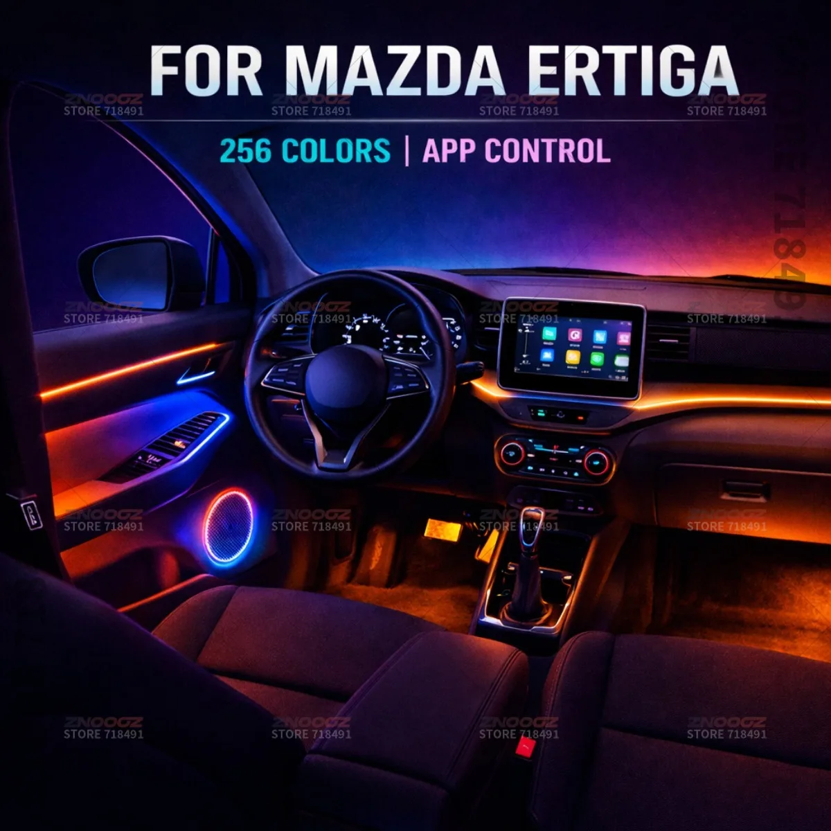 For Mazda Ertiga 22in1 RGB Car - đánh giá và giá Car Accessories Ertiga