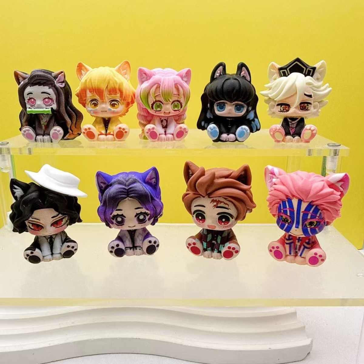 Demon Slayer Cute Chibi Figuri - đánh giá và giá Car Accessories Papar