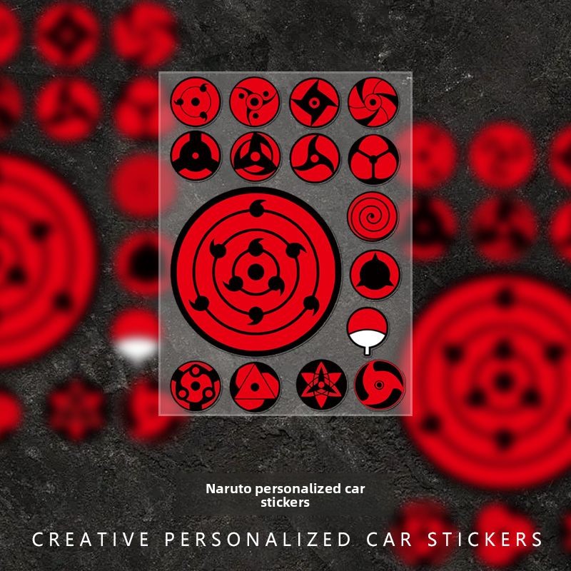 Sharingan Eye Die-cut Sticker  - đánh giá và giá Car Accessories Workshop