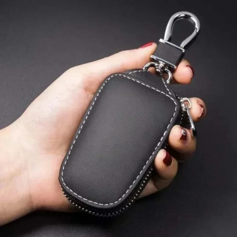 Car Soft Leather Key Case Key  - đánh giá và giá Car Key Signal Blocker