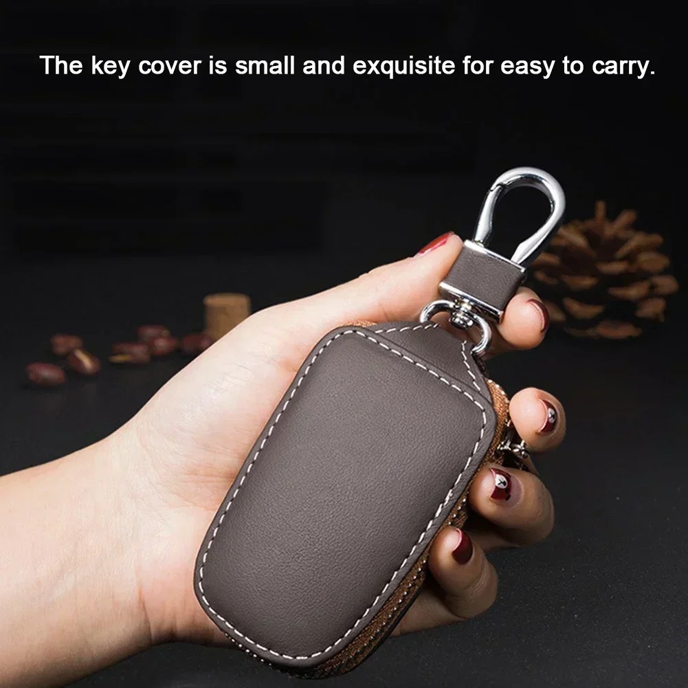 Car Soft Leather Key Case Key  - đánh giá và giá Car Key Signal Blocker