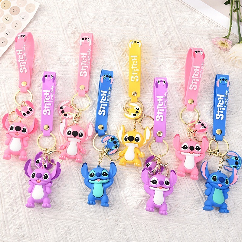 Kawaii Lilo & Stitch Toys Keyc - đánh giá và giá Car Accessories Girly
