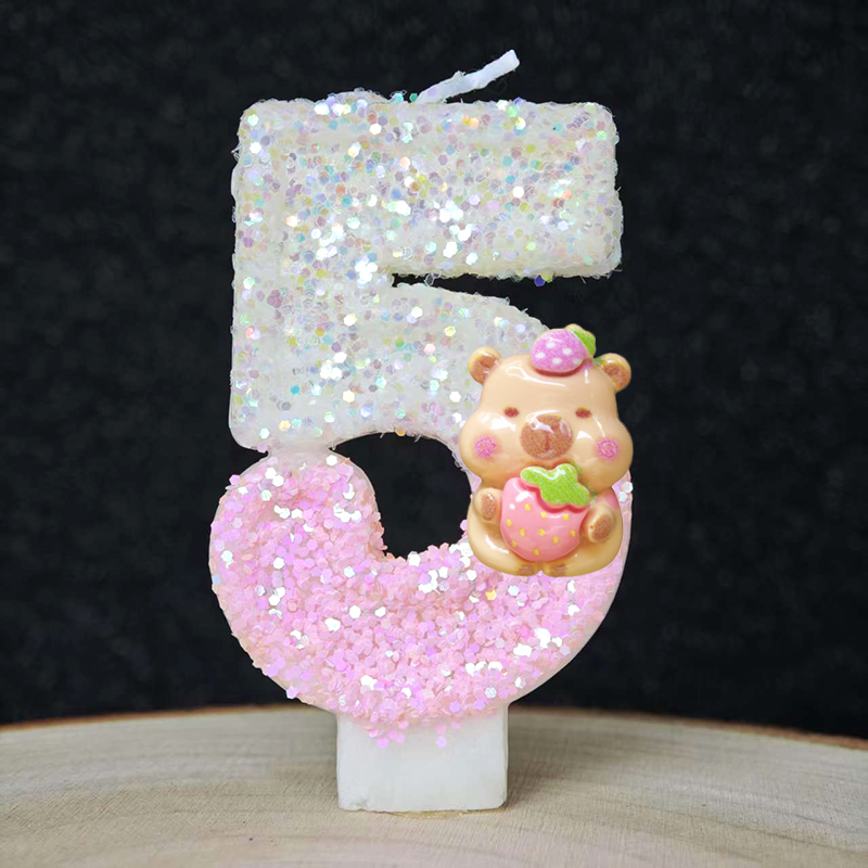 New Capybara Candles Cake Deco - đánh giá và giá Car Accessories Girly