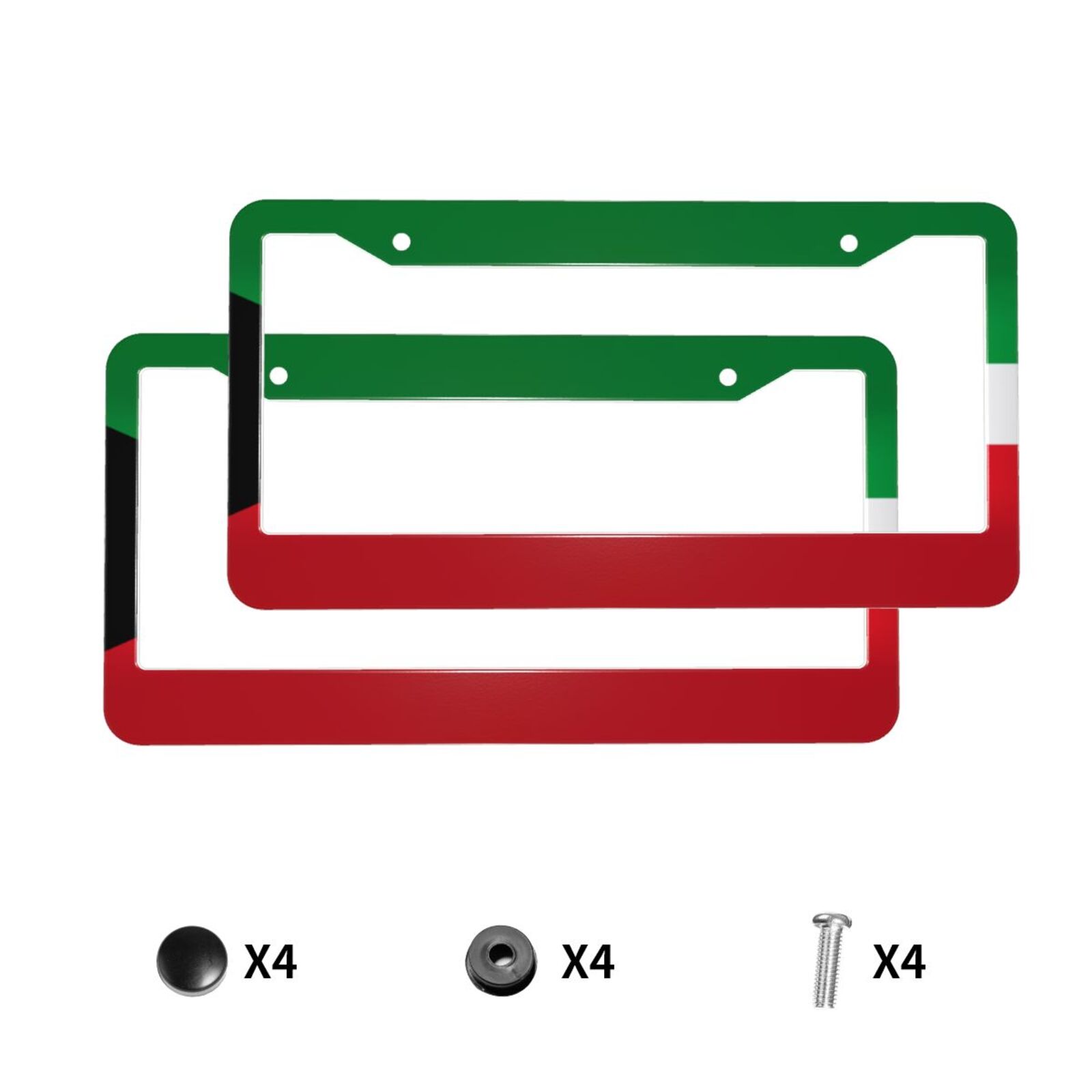 Kuwait Flag Pattern Universal  - đánh giá và giá Car Accessories Kuwait