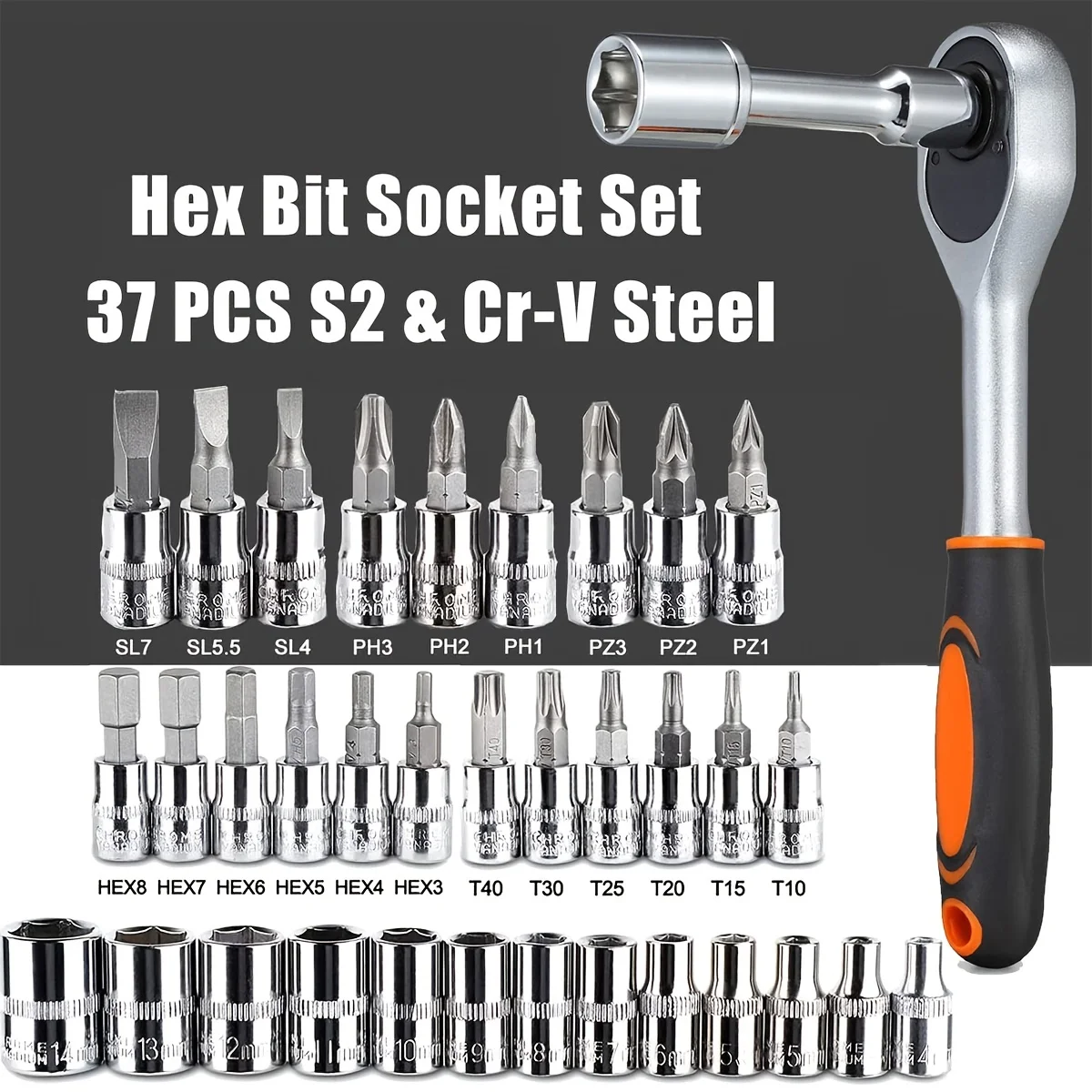 46pc Drive Socket Set 1/4 inch - đánh giá và giá Car Accessories Workshop