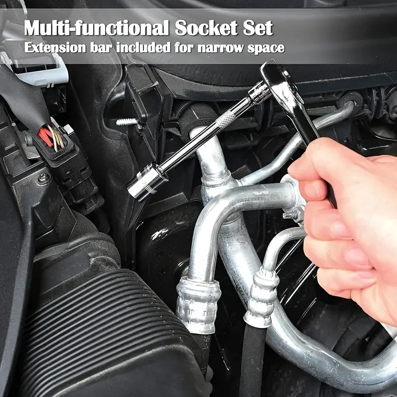 46pc Drive Socket Set 1/4 inch - đánh giá và giá Car Accessories Workshop