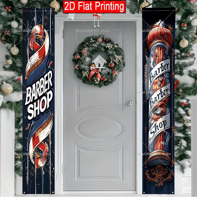 2D Barber Shop Text Logo Door  - đánh giá và giá Car Accessories Girly