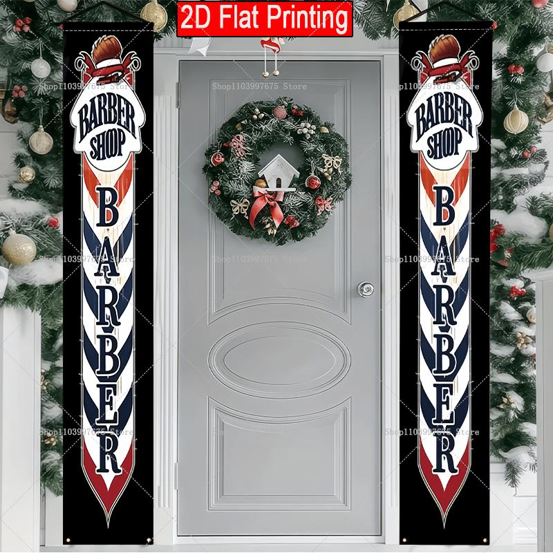 2D Barber Shop Text Logo Door  - đánh giá và giá Car Accessories Girly