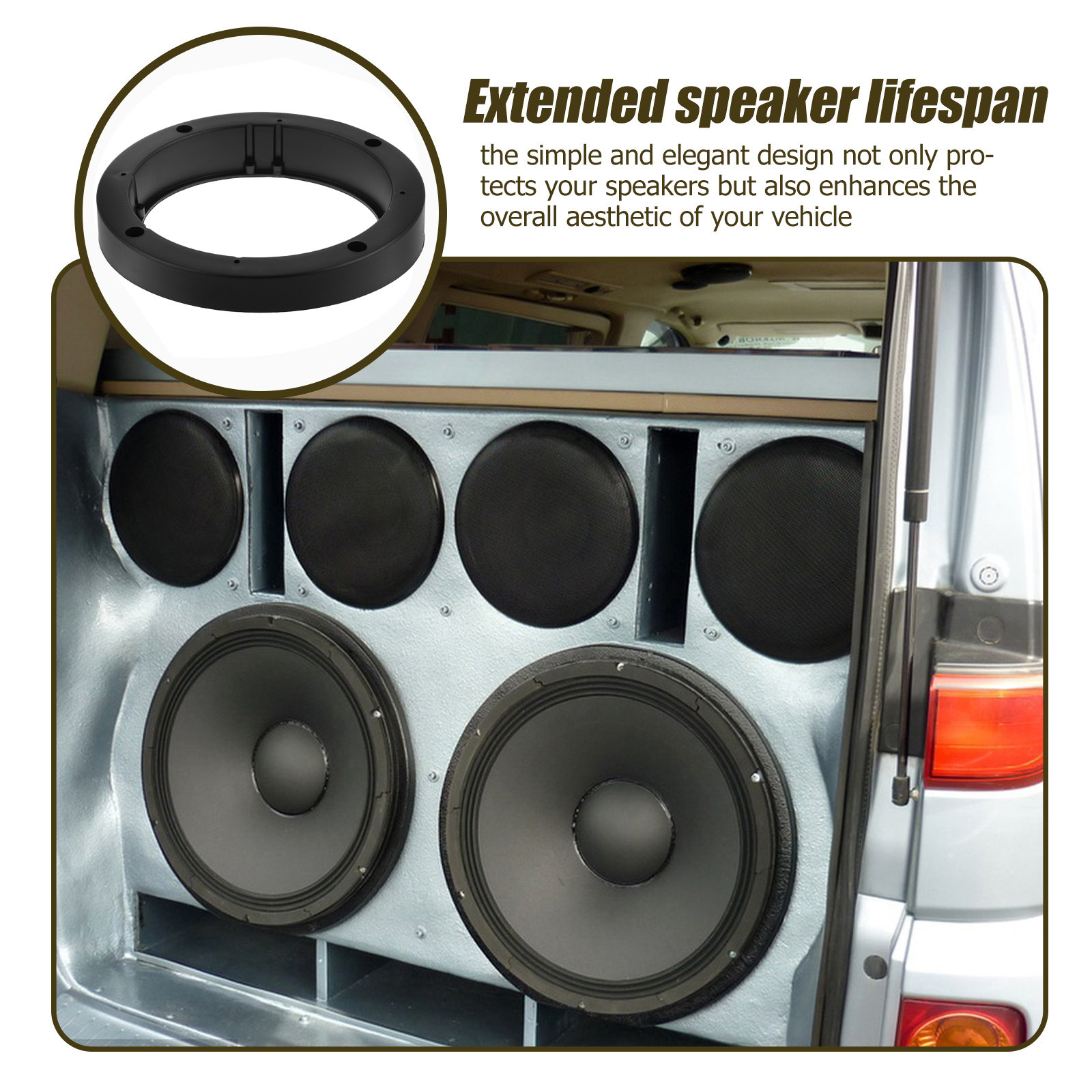 2Pcs Plastic Car Door Speakers - đánh giá và giá Car Accessories Shop