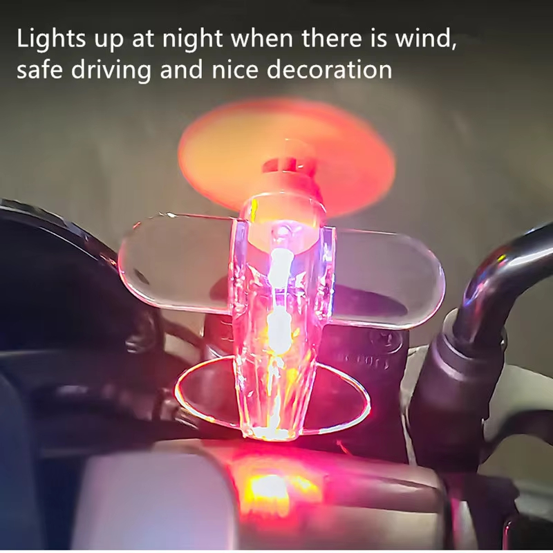 Wind Powered LED Airplane Orna - đánh giá và giá Car Accessories Papar