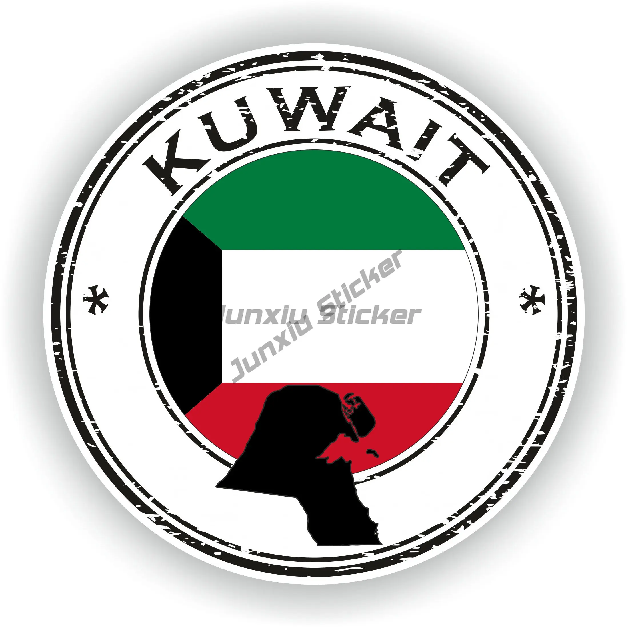 KWT Kuwait Flag Map National E - đánh giá và giá Car Accessories Kuwait