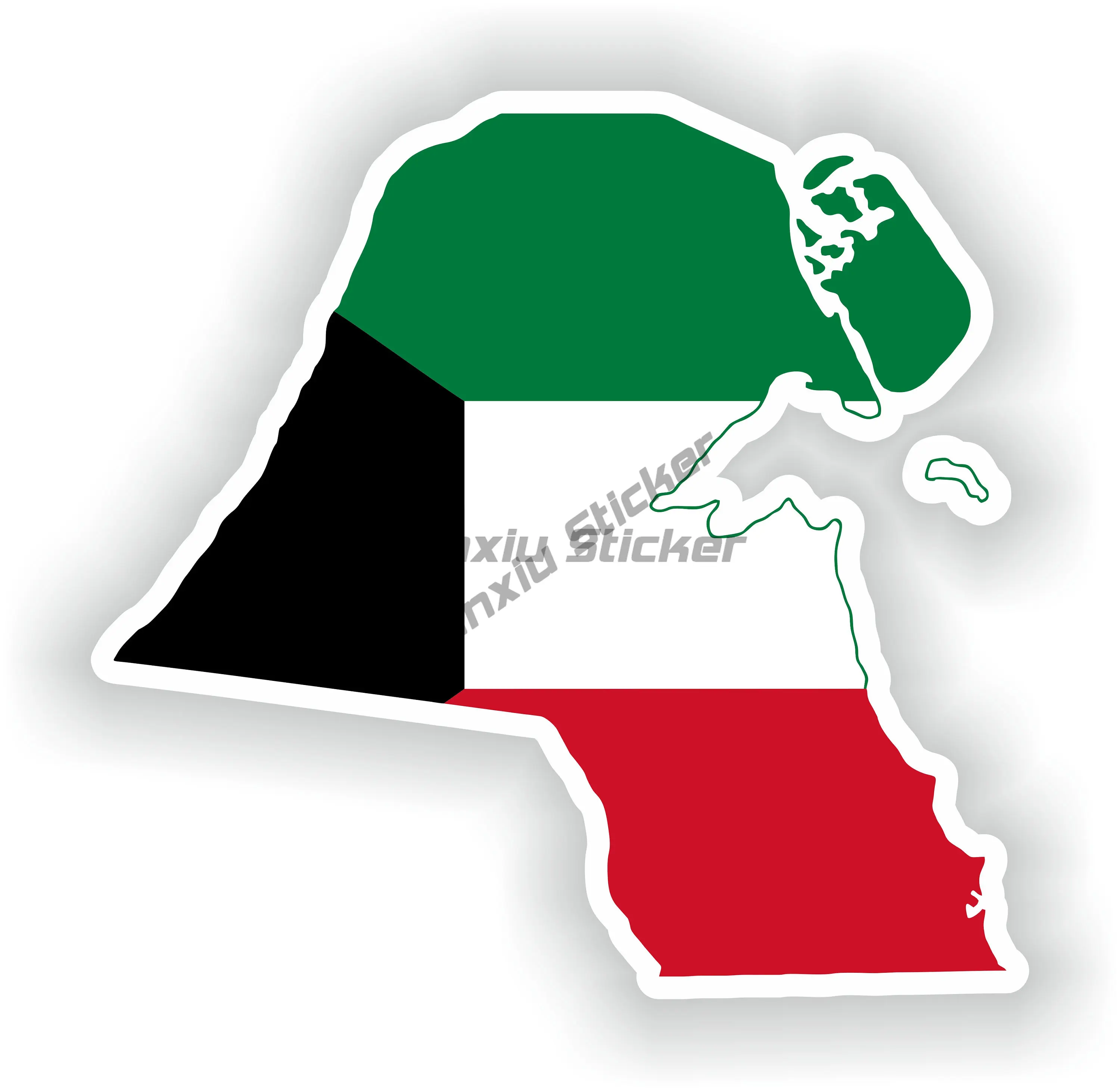KWT Kuwait Flag Map National E - đánh giá và giá Car Accessories Kuwait