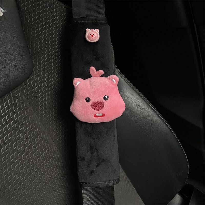 Car Seat Belt Decoration Plush - đánh giá và giá Car Accessories Girly