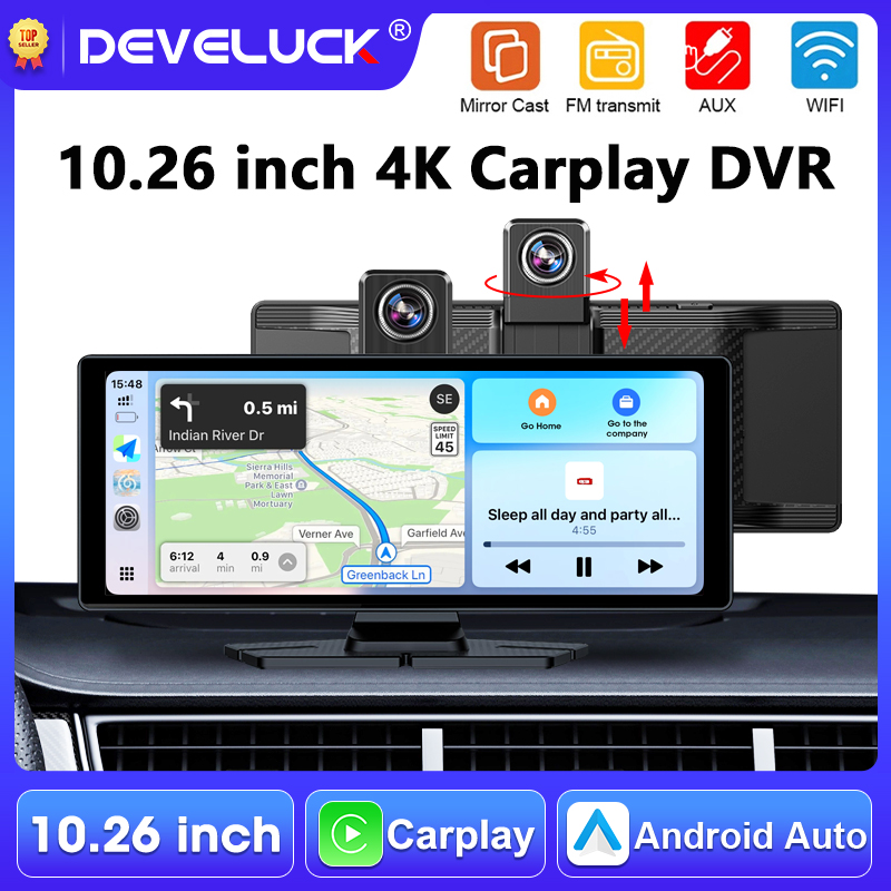 10.26 inch 4K Dash Cam 360° Ro - đánh giá và giá Car Dash Cam